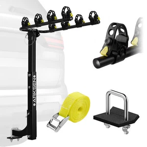 Premium 4-Bike Carrier Rack Hitch Mount Swing Down Bicycle Rack W/ 2" Receiver - Photo 1 sur 6