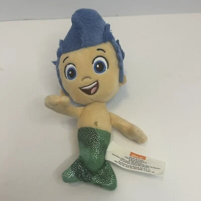 Muñeco de peluche Nickelodeon Bubble Guppies Gil juguete de 7" raro retirado Foto 1 de 3