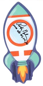 George Pinky Nelson NASA Astronaut Hand Signed Autograph 3.75x8.25 Rocket - Picture 1 of 1