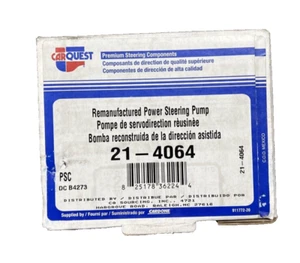 Carquest 21-4064 950-0108 Power Steering Pump Fits: 98-04 VW Various NO CORE - Picture 1 of 2