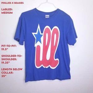 ILL Men MEDIUM Philly Philadelphia Eagles Beastie Boys Phillies T-Shirt ORIGINAL - Picture 1 of 13