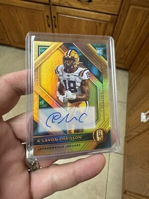 2020 Gold Standard #150 K’Lavon Chaisson Autograph RC 40/199 LSU Jaguars - Image 1 of 2
