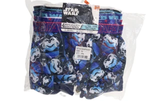 Disney Star Wars Boys Underwear 4 Pack Athletic Boxer Briefs Size 10 - Picture 1 of 4