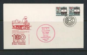Czechoslovakia 1971 SG 1974 Prague Locomotive Works Railway FDC - Picture 1 of 1