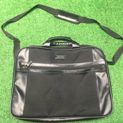 Kenneth Cole Reaction R Tech Negro Laptop Bolso Estuche Maletín Mensajero Ballis Foto 1 de 4