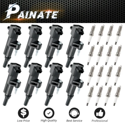 8X Ignition Coil+Spark Plug Pack For 2008-2009 Chrysler Aspen V8 4.7L UF601 New Foto 1 de 4
