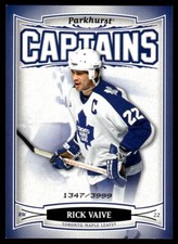 2006-07 PARKHURST CAPTAINS Rick Vaive /3999 Toronto Maple Leafs #210 R99