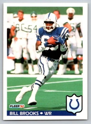 1990 Fleer - #229 Bill Brooks - Image 1 of 2