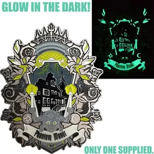 Disneyland Paris Phantom Manor Glow In The Dark Fridge Magnet Disney Parks Metal - Picture 1 of 10