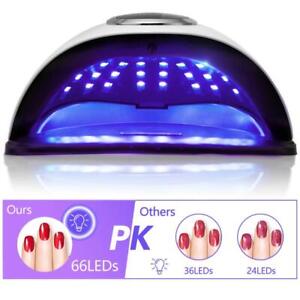 Maquina Para Uñas De Gel 300w LED Uv Kit Secado El Tratamiento Secar Lampara Luz