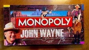NEW 2010 JOHN WAYNE MONOPOLY Pieces & Parts Sealed Collectors Edition NEW. - Picture 1 of 5