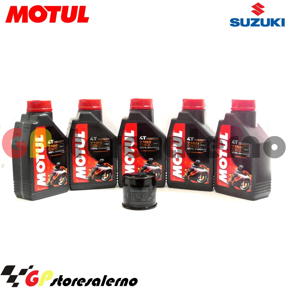 TAGLIANDO FILTRO OLIO ORIGINALE MOTUL 7100 10W30 SUZUKI 1500 VL LC INTRUDER 1999 Foto 1 de 1
