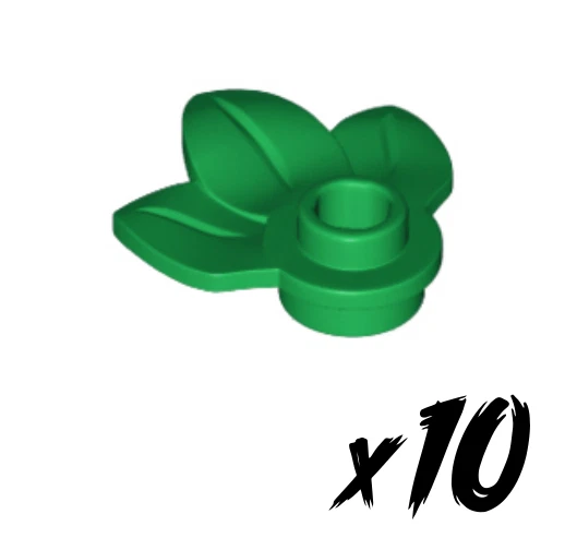 10x LEGO 32607 • Pflanze • Blatt Blätter • plant • grün • Green - Bild 1 von 1