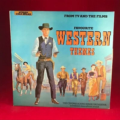 CINEMA SOUND STAGE ORCHESTRA Favourite TV Film Western Themes 1971 UK Vinyl LP D - Image 1 of 3