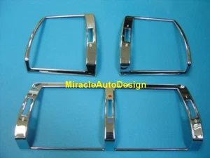 3 PIEZAS marcos de ventilación de aire acondicionado delanteros de acero inoxidable cromado para 2000-2005 BMW E53 X5 - Imagen 1 de 3
