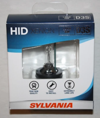Sylvania HID XENON D3S Head Light Bulb 35W Made in Germany BRAND NEW - Image 1 of 4