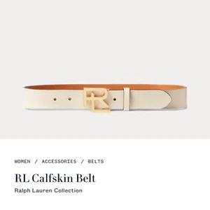 Cinturón Ralph Lauren Collection RL Piel de becerro Otoño 2023 Pequeño/29 - Imagen 1 de 12