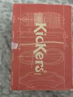KICKERS Kick Hi Black Leather Boys Girls Ankle Boots Patent New Sale Size 1 UK