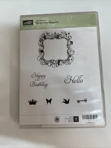 Stampin Up Sale-A-Bration Elementary Elegance Gummistempel NEU - 7 Stempel - Bild 1 von 2