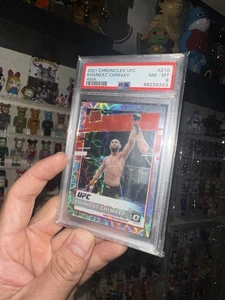 Khamzat Chimaev UFC 2021 Chronicles Asia Donruss Optic Rookie RC PSA 8 Champion - Bild 1 von 6