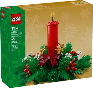 LEGO Christmas Table Decoration 433 Piece Set Holiday Centerpiece Building Kit - Picture 1 of 5