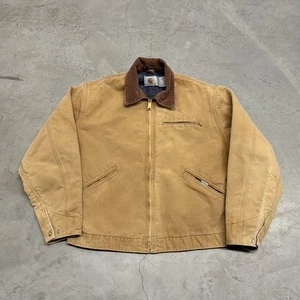 Chaqueta Carhartt Detroit vintage años 80 J01 color tostado desteñido para hombre talla M forrada con manta - Imagen 1 de 10