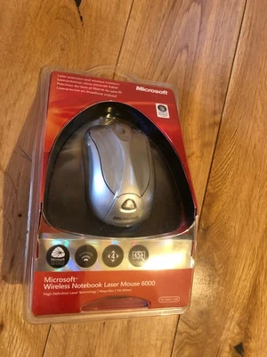 Microsoft Wireless Notebook Laser Mouse 6000 (B5W-00002) Moonlight Silver - Image 1 of 2