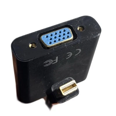 Mini Display Port Thunderbolt Male to VGA Female Lead Adapter Converter for Mac - Image 1 of 3