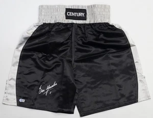 Pantalones Cortos de Boxeo Siglo Oficial Firmado por Erik Morales Certificado de Autenticidad Bas Champ Auto'd - Imagen 1 de 24