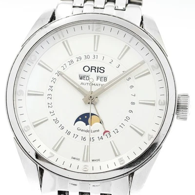 ORIS Artelier Complication 7643 Moon phase white Dial Auto Men's Watch_912004 - Image 1 of 4