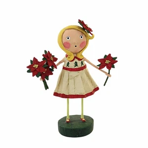 Lori Mitchell 6.50In Etta Poinsettia, Polyresin, Christmas Flowers 15532 - Picture 1 of 3