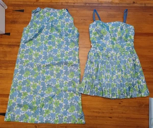 Costume da bagno vintage anni 60 taglia 18 GABAR per Abercrombie Fitch e copricostume floreale - Foto 1 di 13