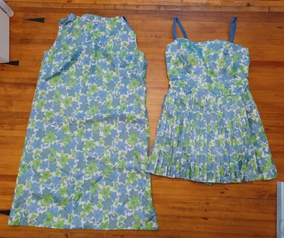 Vestido de baño vintage años 60 talla 18 GABAR para Abercrombie Fitch y encubrimiento floral Foto 1 de 4