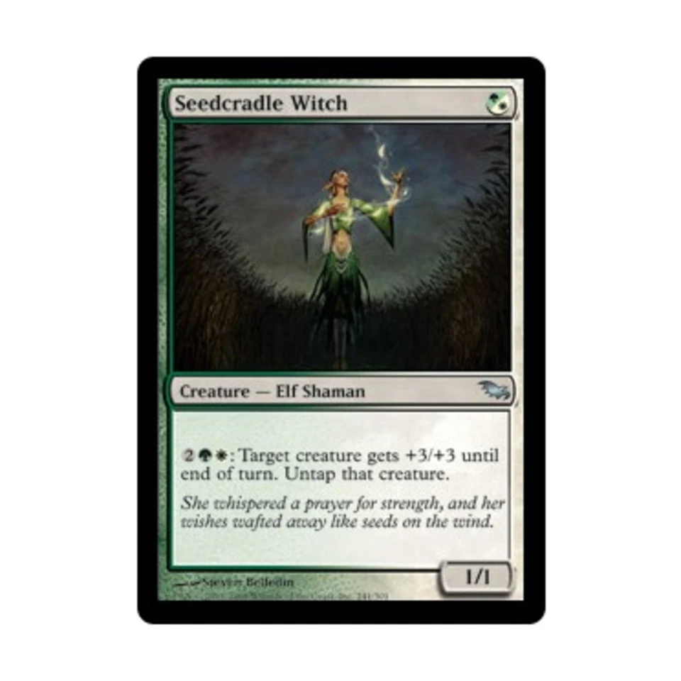 WOTC MtG Shadowmoor Seedcradle Witch (U) (Foil) NM - Image 1 of 1