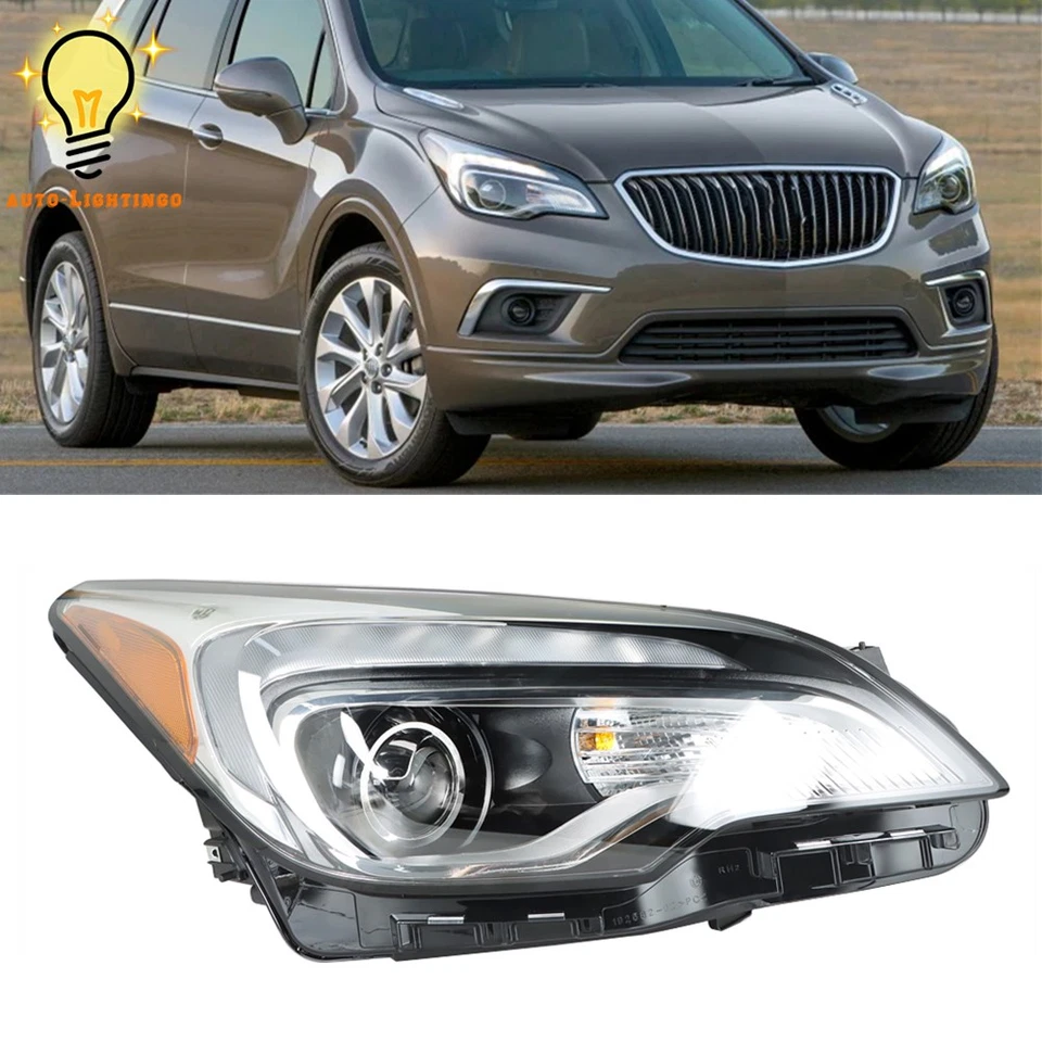 For Buick Envision 2016-2017 20 Halogen Headlamp Headlight Passenger Right Side Foto 1 de 4