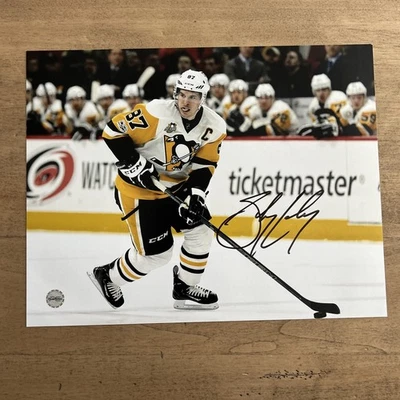 Foto firmada autografiada de Sidney Crosby 10x8 Pittsburgh Penguins con certificado de autenticidad Foto 1 de 4