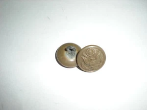 US ARMY WWII SERVICE COAT 5/8" BAKELITE BUTTON - SMALL - Picture 1 of 1