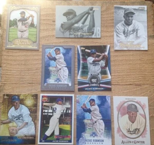 Jackie Robinson HOF 9 Karten Lot Dodgers Star - Bild 1 von 10