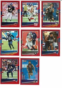 Lotto carte Donruss Football 2020 Red Press Proof (8) - Payton - Gilmore - Tate +++ - Foto 1 di 1