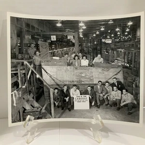 WWII CABOOSE McDonnell Douglas AIRCRAFT A-20 Bomber Wings Crew Of Employees CA - Picture 1 of 7