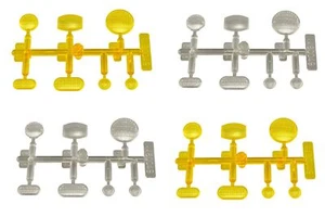 AXIAL LED Lens Set Yellow Clear 4pc Fits AX80045 LED Light Holder Lenses AX80049 - Picture 1 of 3