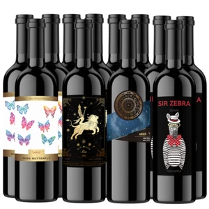 12 Bottle - Mixed Shiraz 750ml Red Wine South Australia Vineyards Set2 - Picture 1 of 5