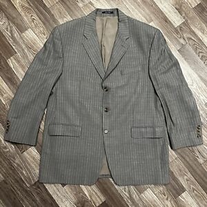 Vintage RRL Double Ralph Lauren Seersucker Blazer Sport Jacket; Mens 44R; Gray