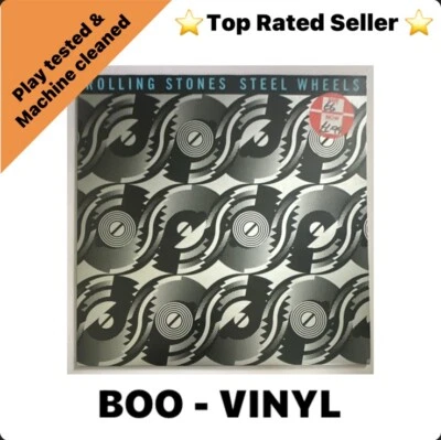 The Rolling Stones ~ Steel Wheels  Vinyl LP Record Album CBS465752 NM / EX - Image 1 of 4