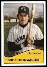 1979 TCMA West Haven Yankees #7 Buck Showalter West Haven Yankees NM