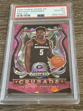 PSA 10 2020-21 Panini Prizm Draft Picks #81 Anthony Edwards PINK ICE PRIZM  