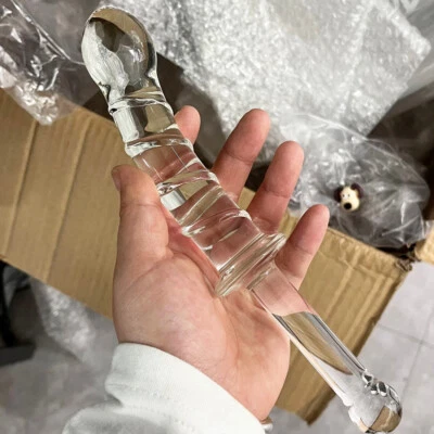 Vidrio-Consolador-Anal-Butt-Plug-Punto G-Próstata-Masajeador-Sexo-Juguete-Mujeres-Hombres-Entrenador Foto 1 de 4