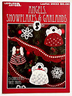 Crochet Angels Snowflakes & Garlands Pattern Book Christmas Tree Ornaments Trims