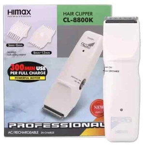 HITACHI CL-8800K Himax Rechargeable Hair Clipper Pro Cord/Cordless Trimmer 220V - Picture 1 of 2