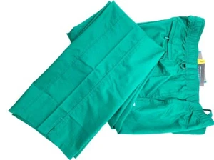 Scrub Pants~made by All Uniform Wear AUW Green Size Medium UPF 40+ Coolmax~NWT - Picture 1 of 7